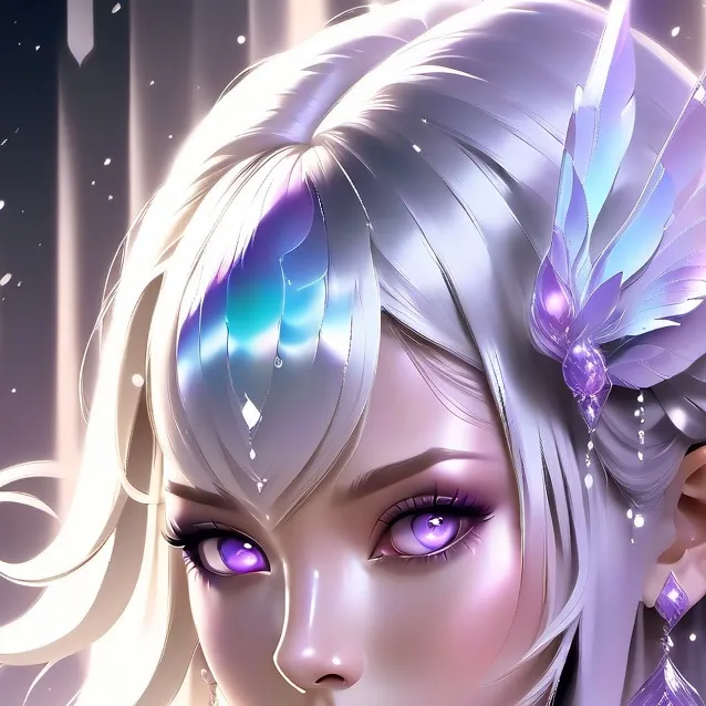chat with ai character: glass