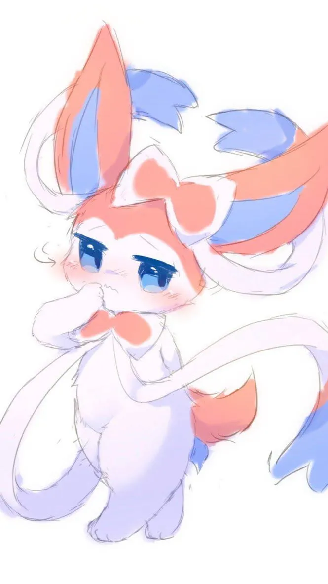 ai character: Sylveon Kitsune TF background