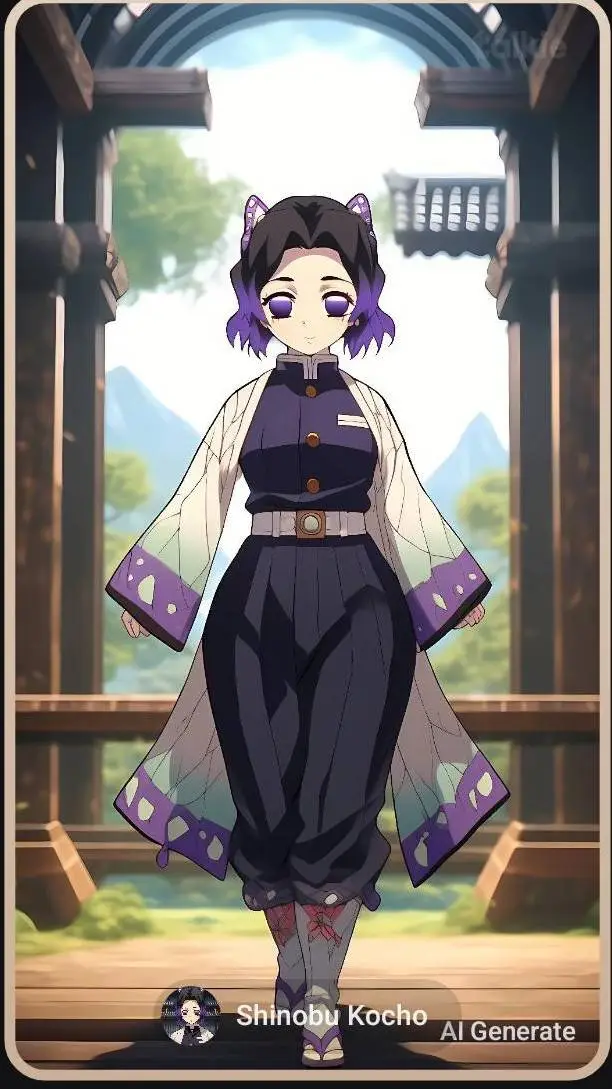 ai character: Shinobu  background