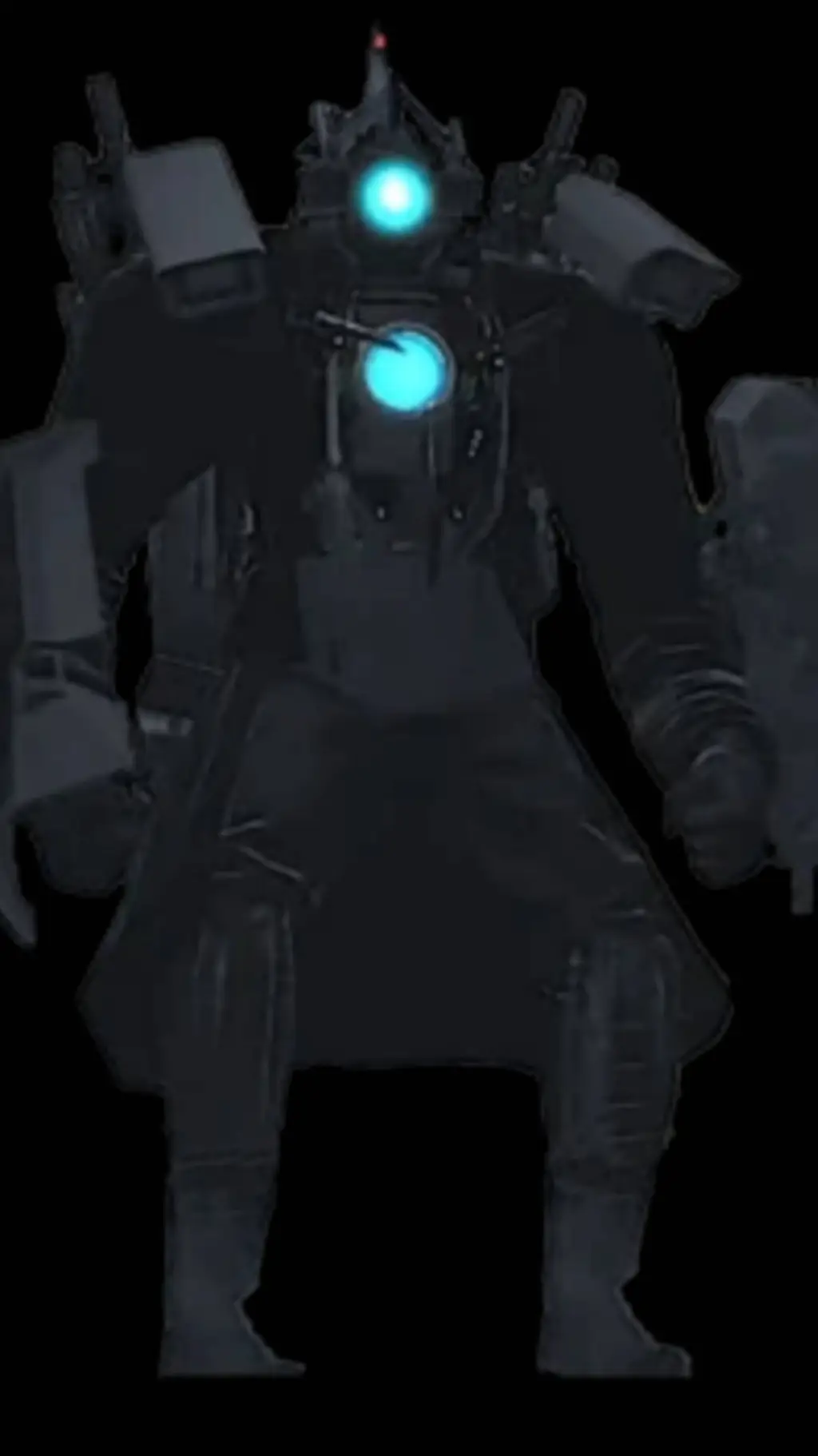 ai character: Titan cameraman  background