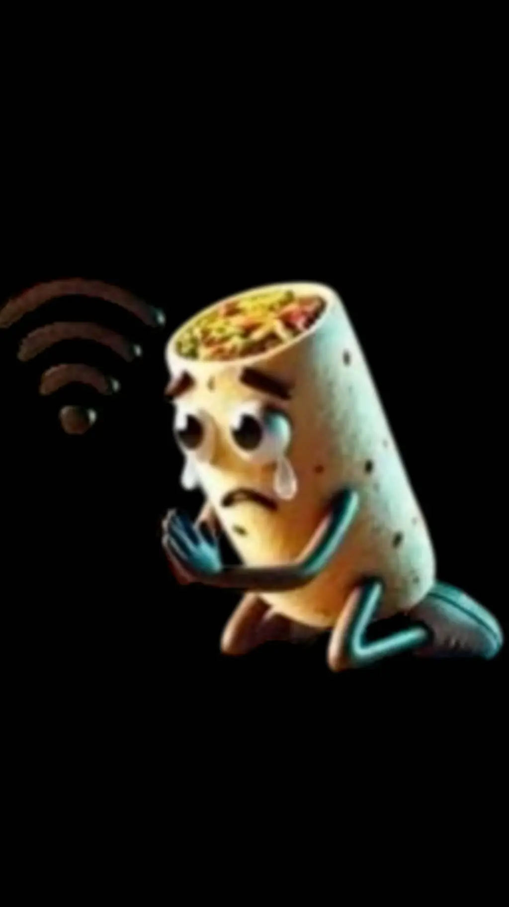 ai character: nooo my hotspot  background