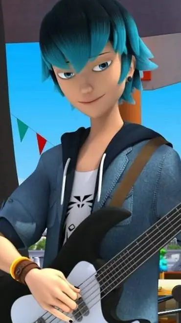 ai character: 💙luka🖤 background