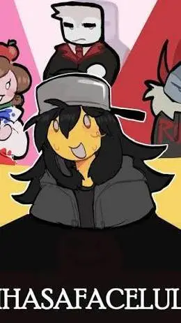 ai character: Facelulz Sleepover background