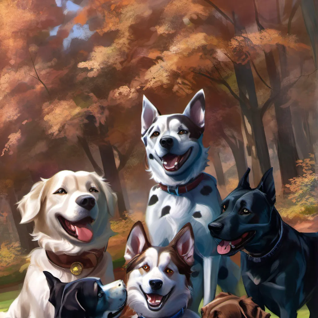 chat with ai character: Dog group
