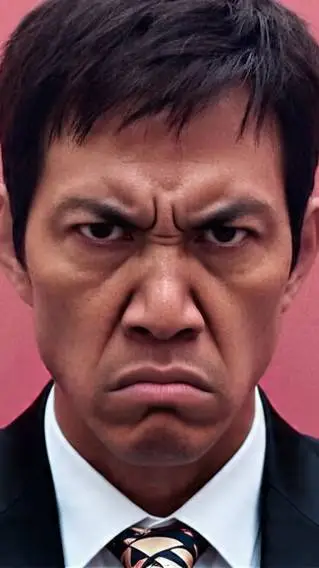 ai character: gi hun enojado  background