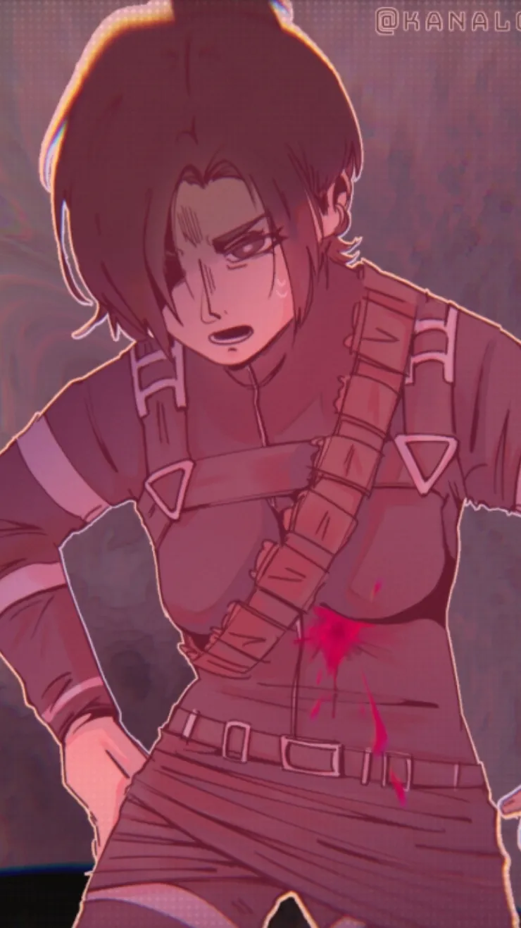 ai character: Gabi Braun  background