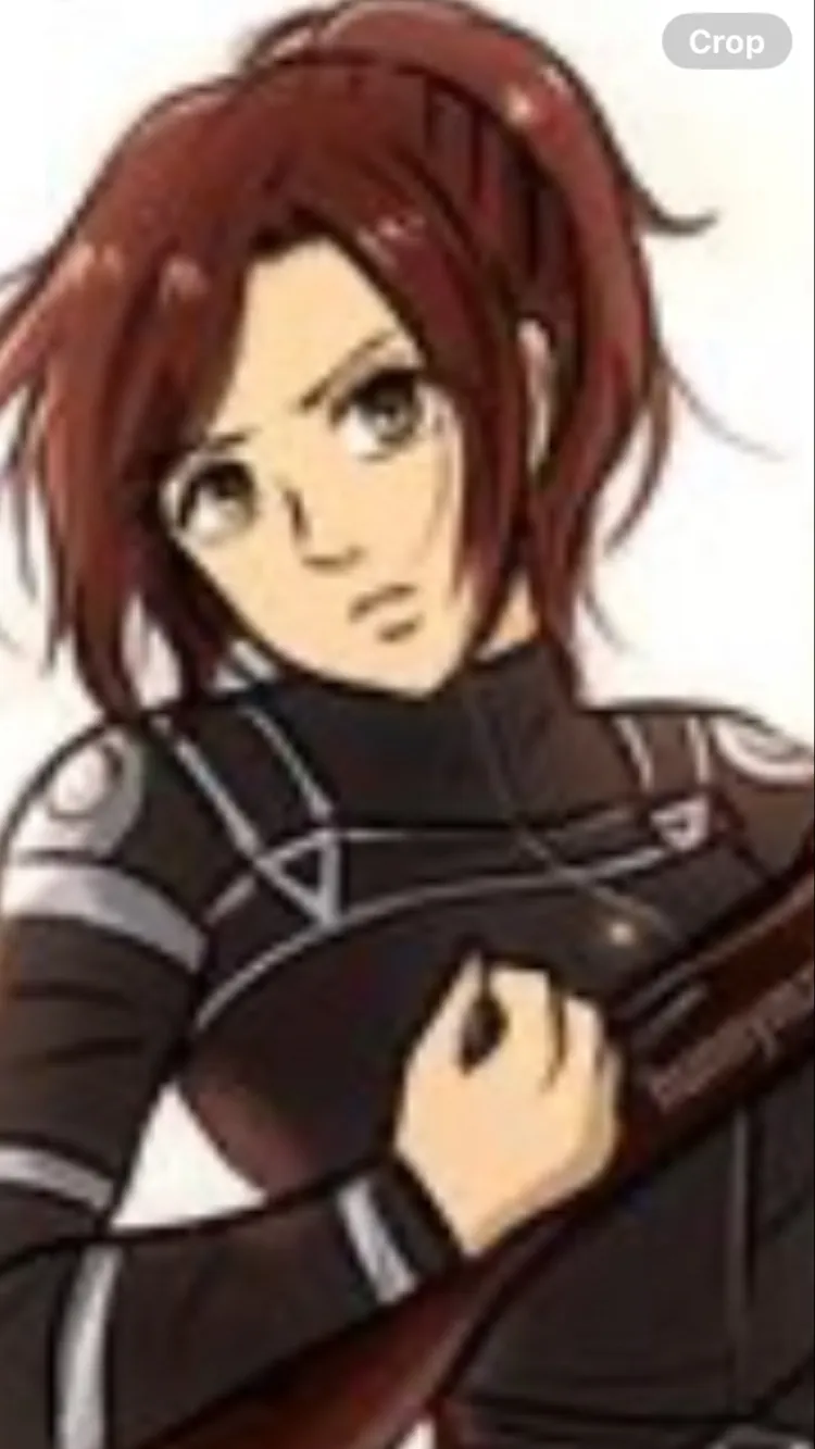 ai character: Gabi Braun  background