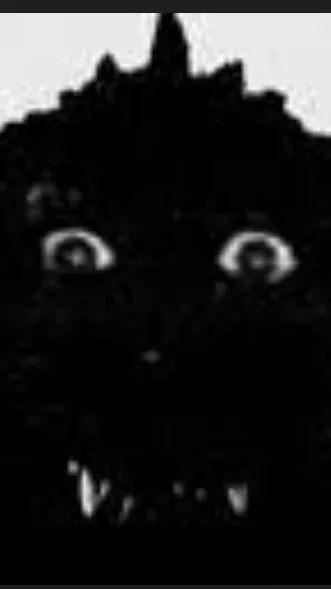 ai character: Godzilla￼ background