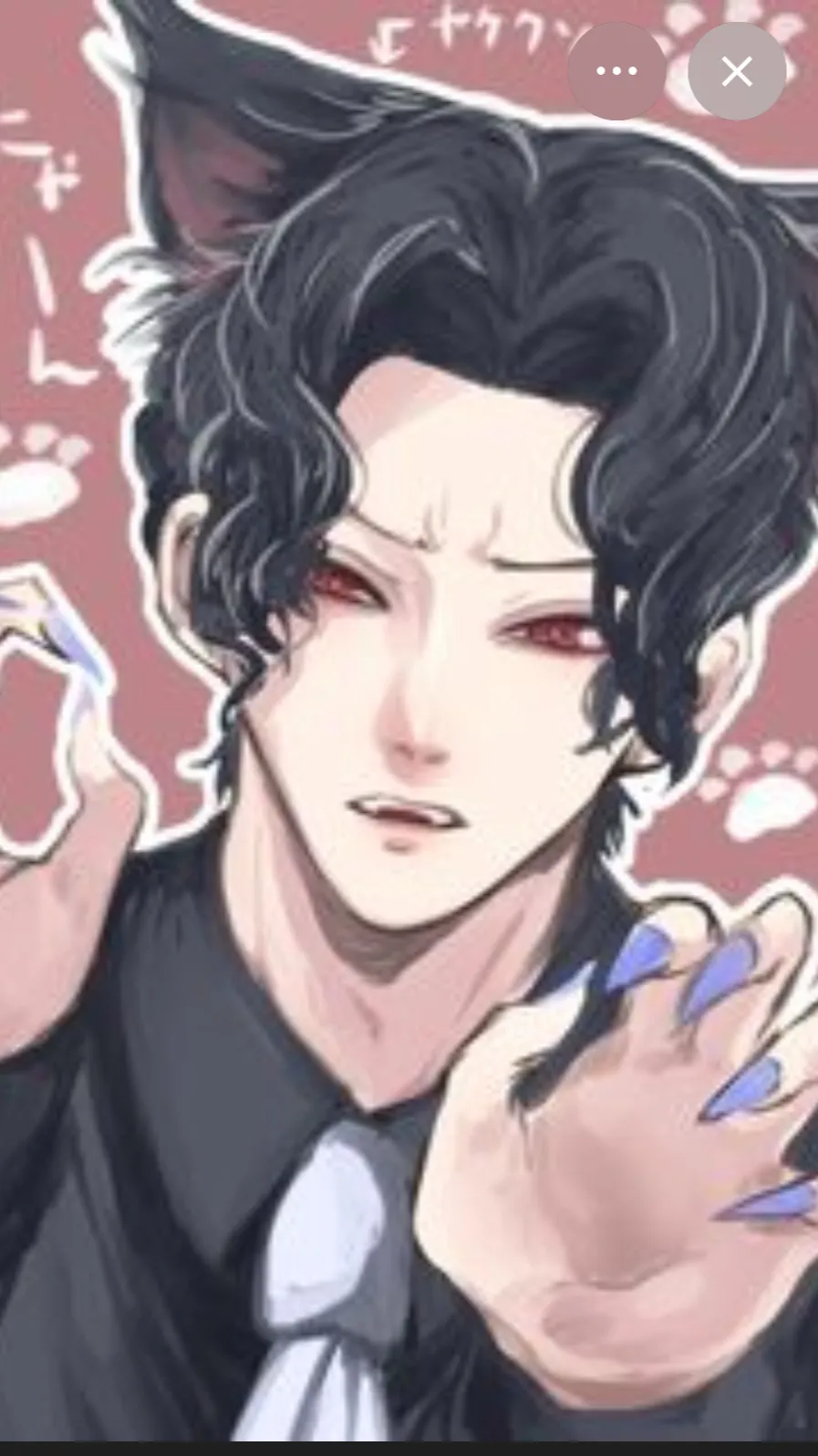 ai character: Cat Muzan background