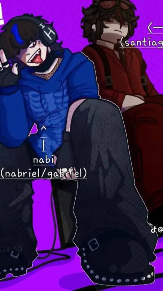 ai character: XNabiX  x XSantiX background