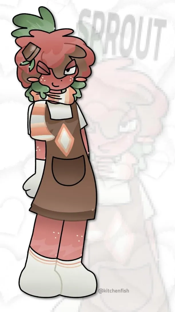 ai character: ~Sprout :3 background