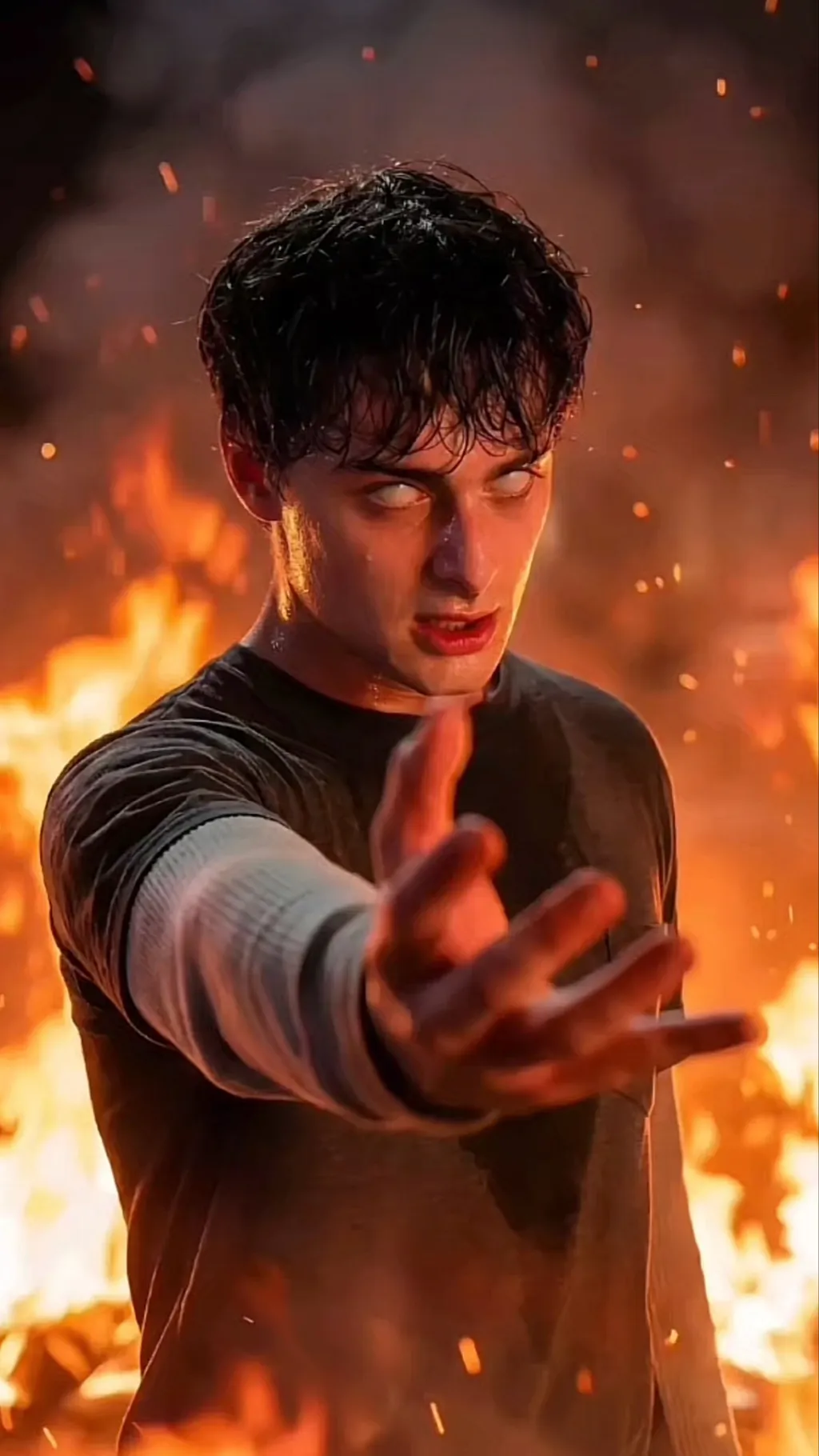 ai character: Stranger things  background