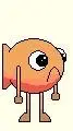 ai character: Le poisson steve  background