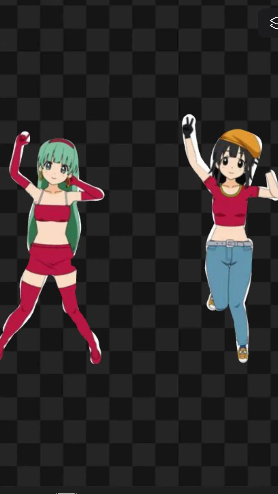 ai character: pan x bulla background