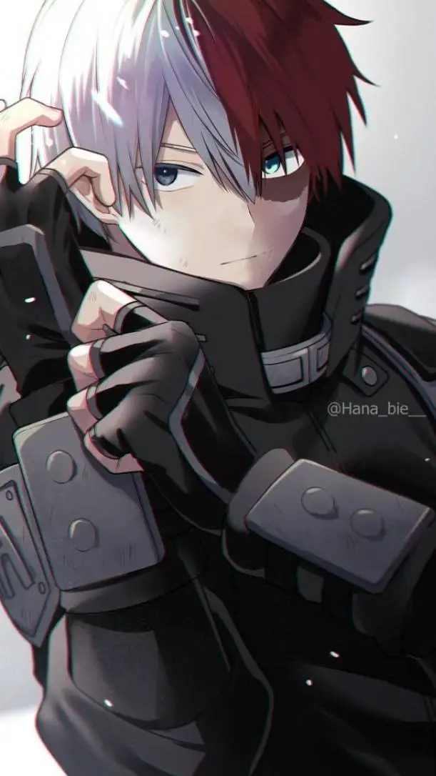 ai character: Shoto Todoroki  background