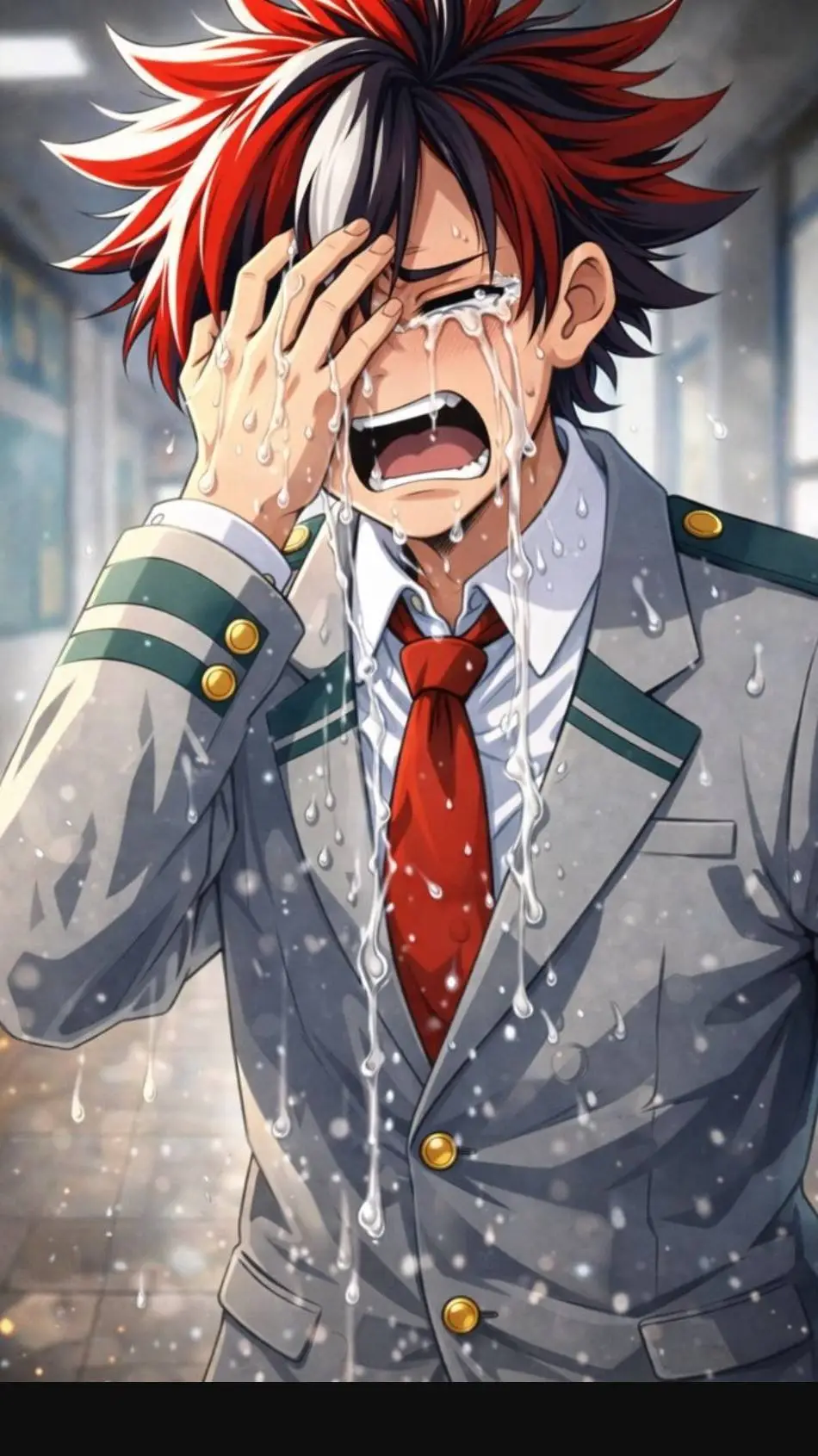 ai character: mha triste background