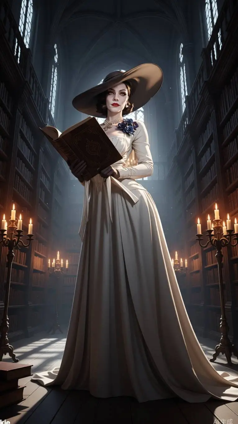 ai character: Alcina Dimitrescu background