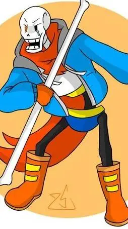 ai character: Д.Папирус background