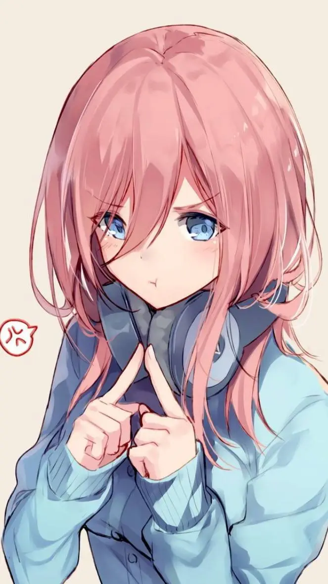 ai character: Miku Nakano background