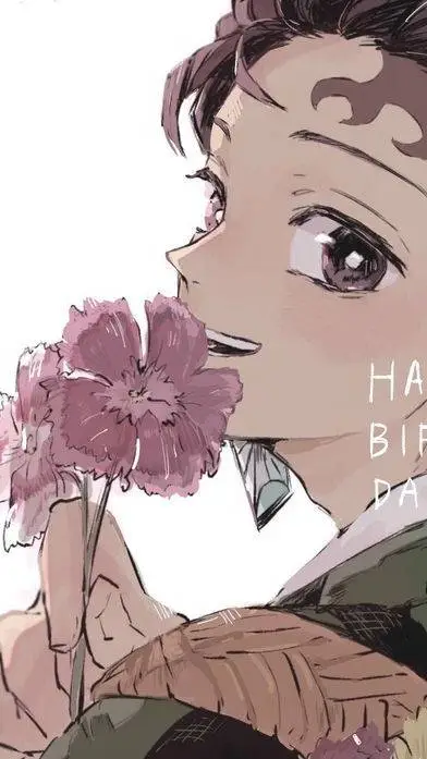 ai character: Tanjiro Kamado  background