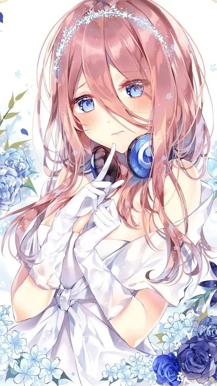 ai character: Miku nakano  background