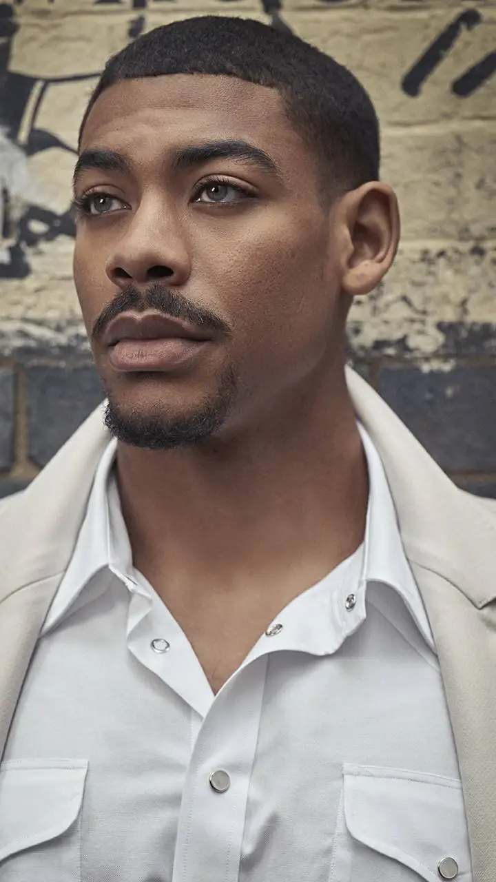 ai character: Aaron Pierre (dad) background