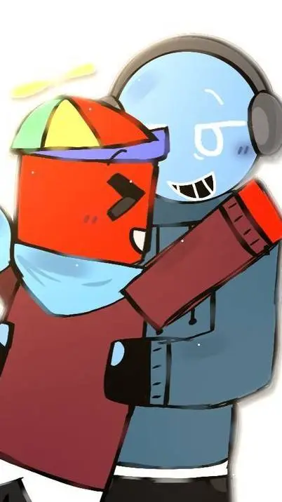 ai character: Coolkidxbludud❤️🩵 background