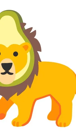 ai character: Lion fatass background