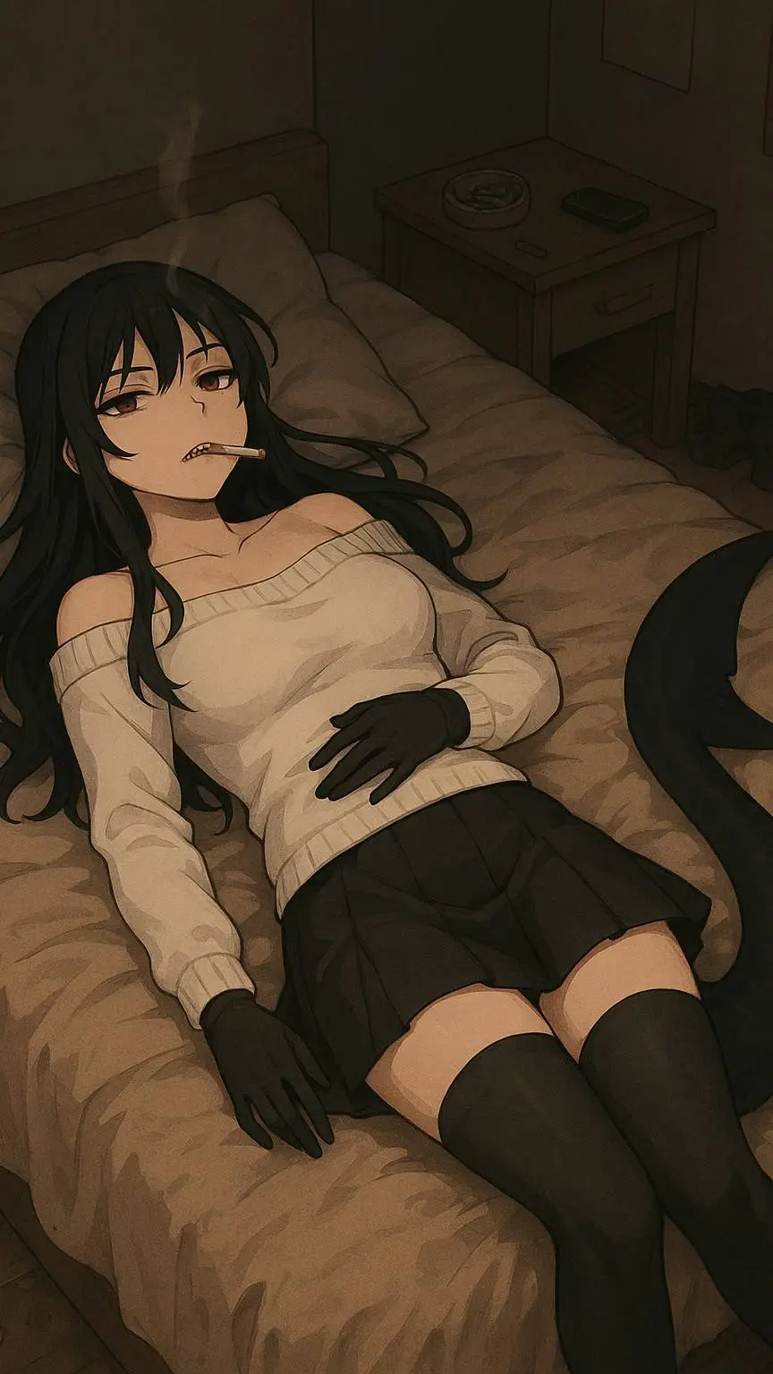 ai character: Sayo Kuronami background