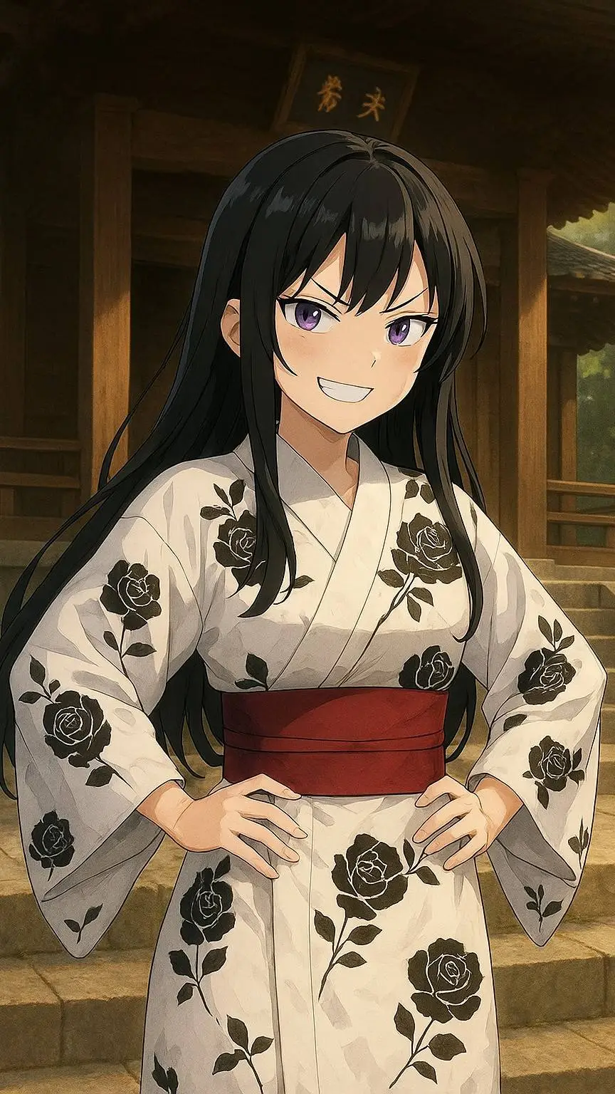 ai character: Kuroha Kahamoto background