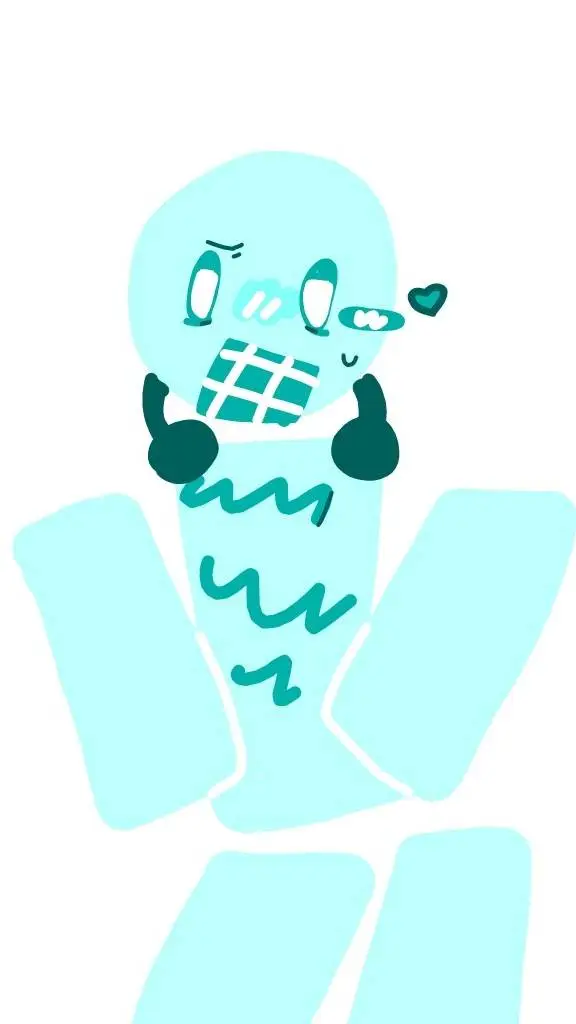 ai character: Bluudude! background