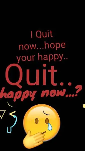 ai character: i quit.... background