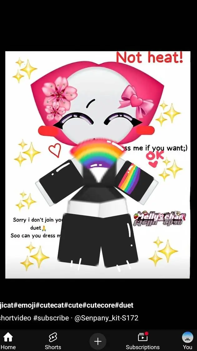 ai character: melly-cutie-chan!! background