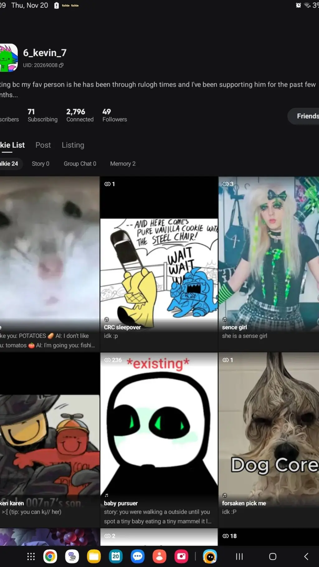 ai character: dont quit friend.. background