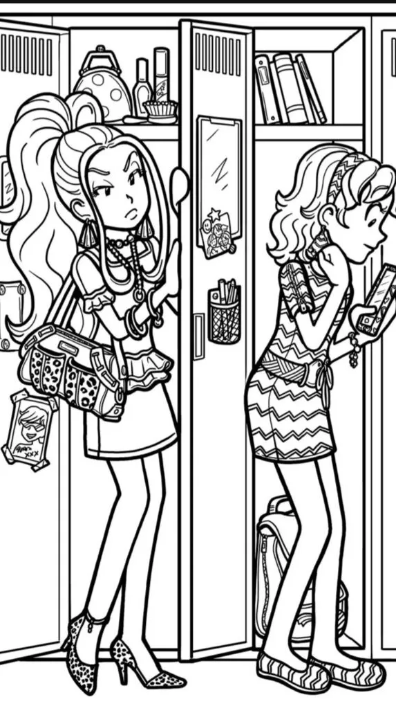 ai character: Dork diaries background