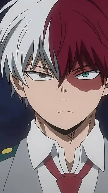 ai character: shoto todoroki  background