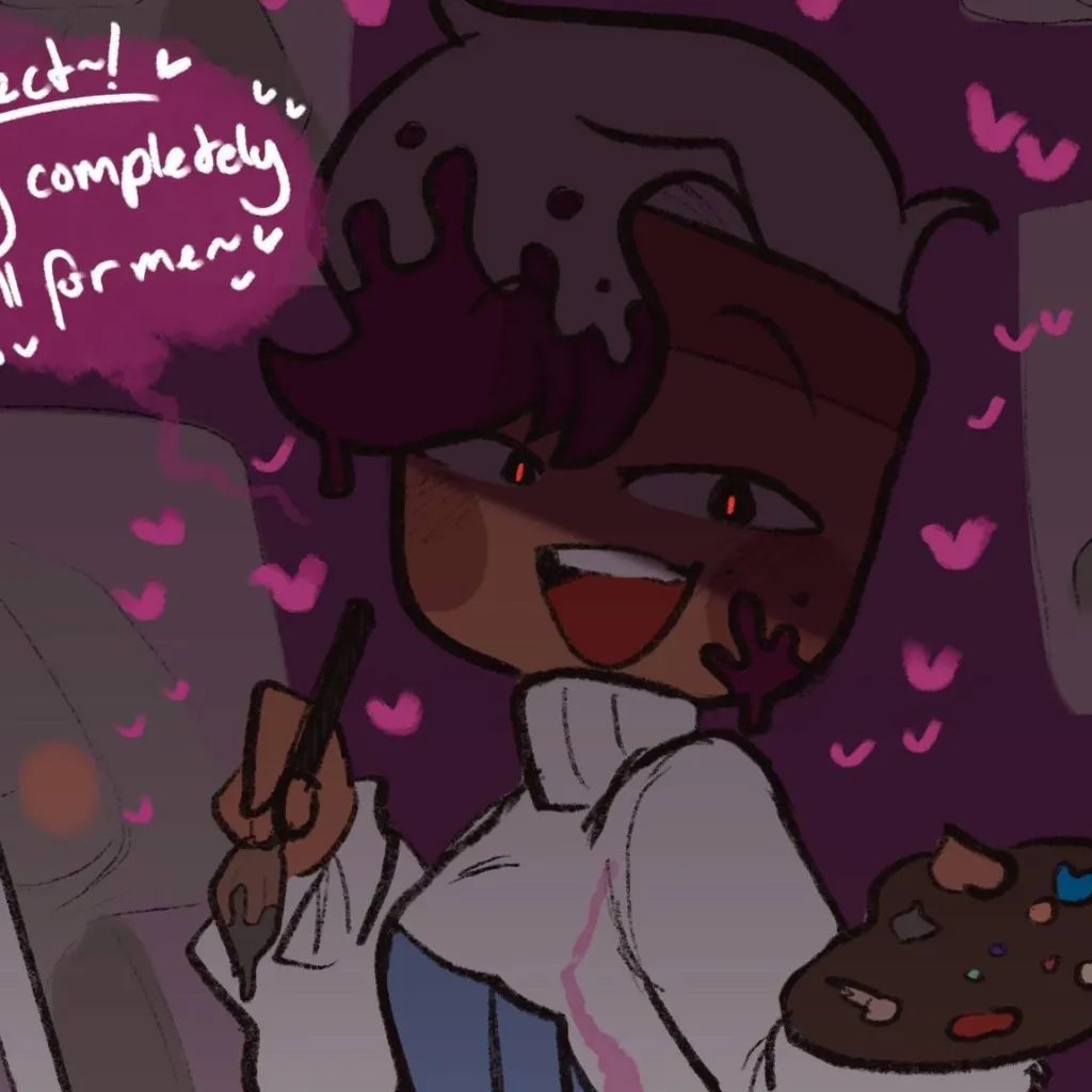 chat with ai character: yandere Brusha