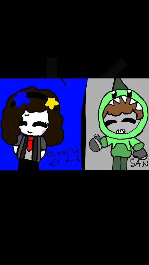 ai character: santy x lily background