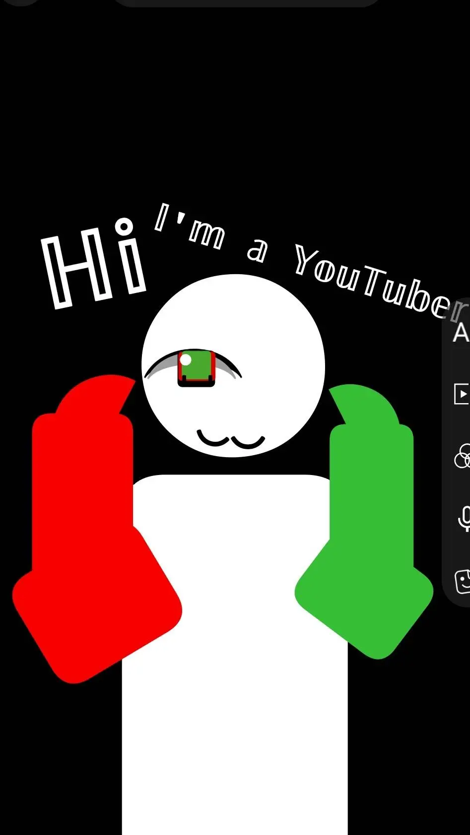 ai character: ༺ღ༒ YouTuber ༒ღ༻ background