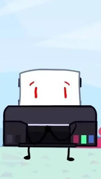 ai character: Printer background