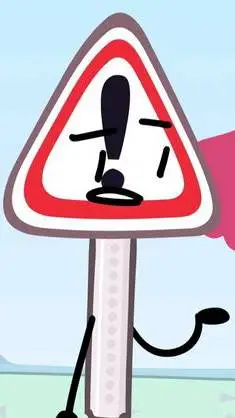ai character: Danger Sign background