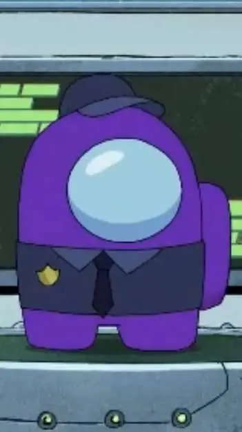ai character: Purple background