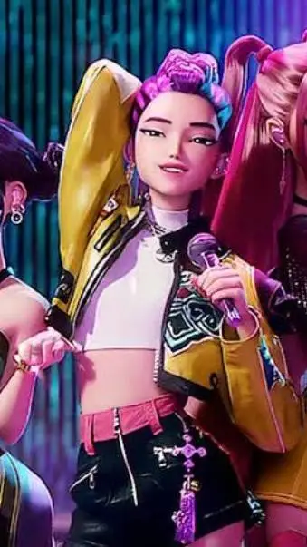 ai character: kpop demon hunters background