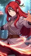 ai character: Uzumaki Daughter  background