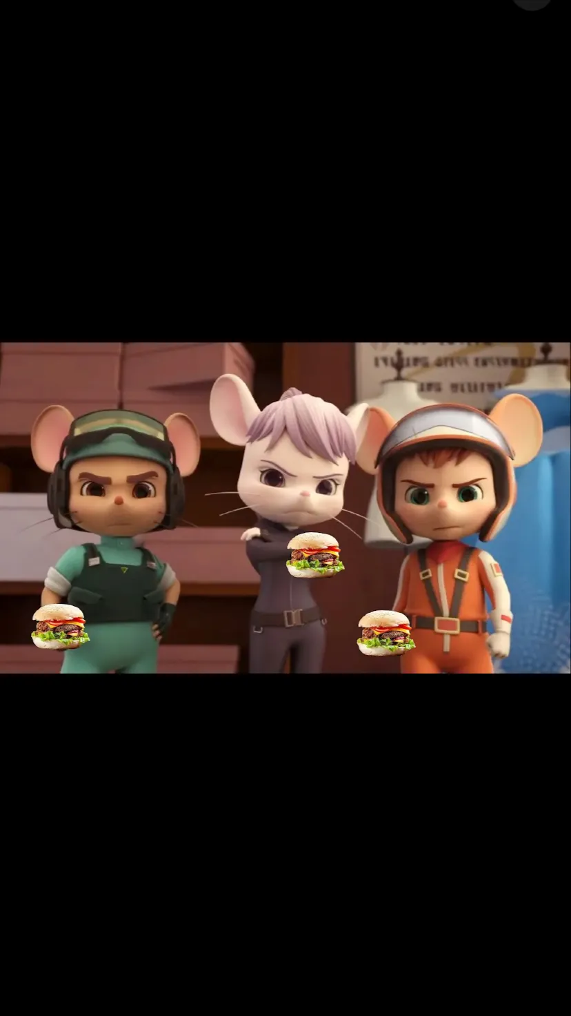 ai character: 3 mouse background