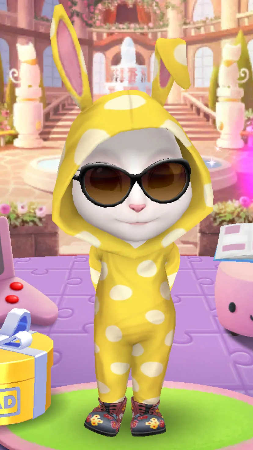 ai character: My Talking Angela  background