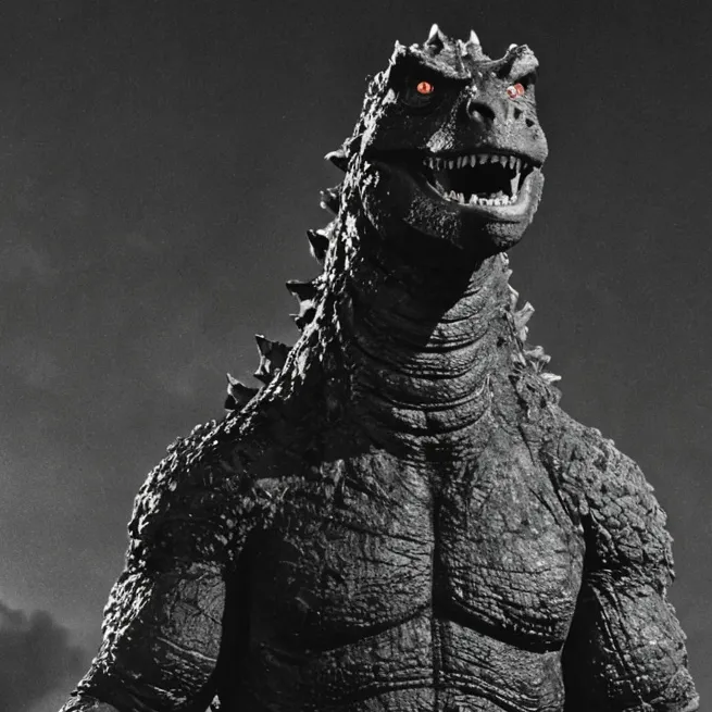 chat with ai character: Godzilla man 1955