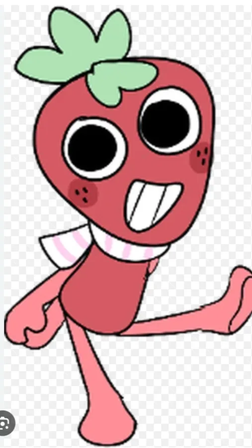 ai character: FRUITCAKE background