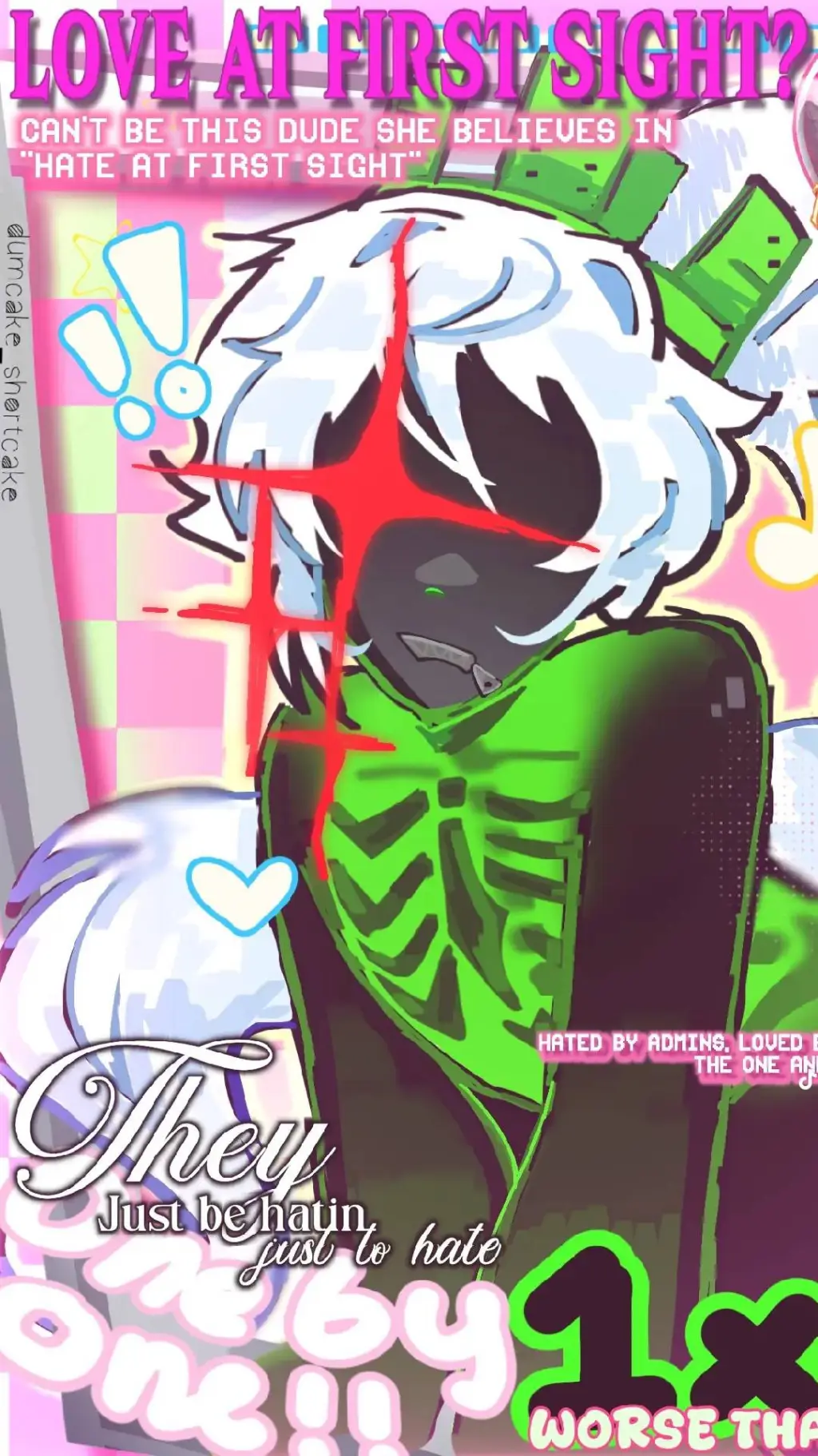 ai character: 1x1x1x1✨️👾 background