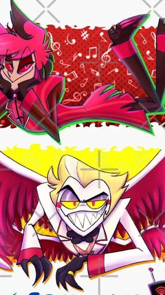 ai character: alastor&lucifer background
